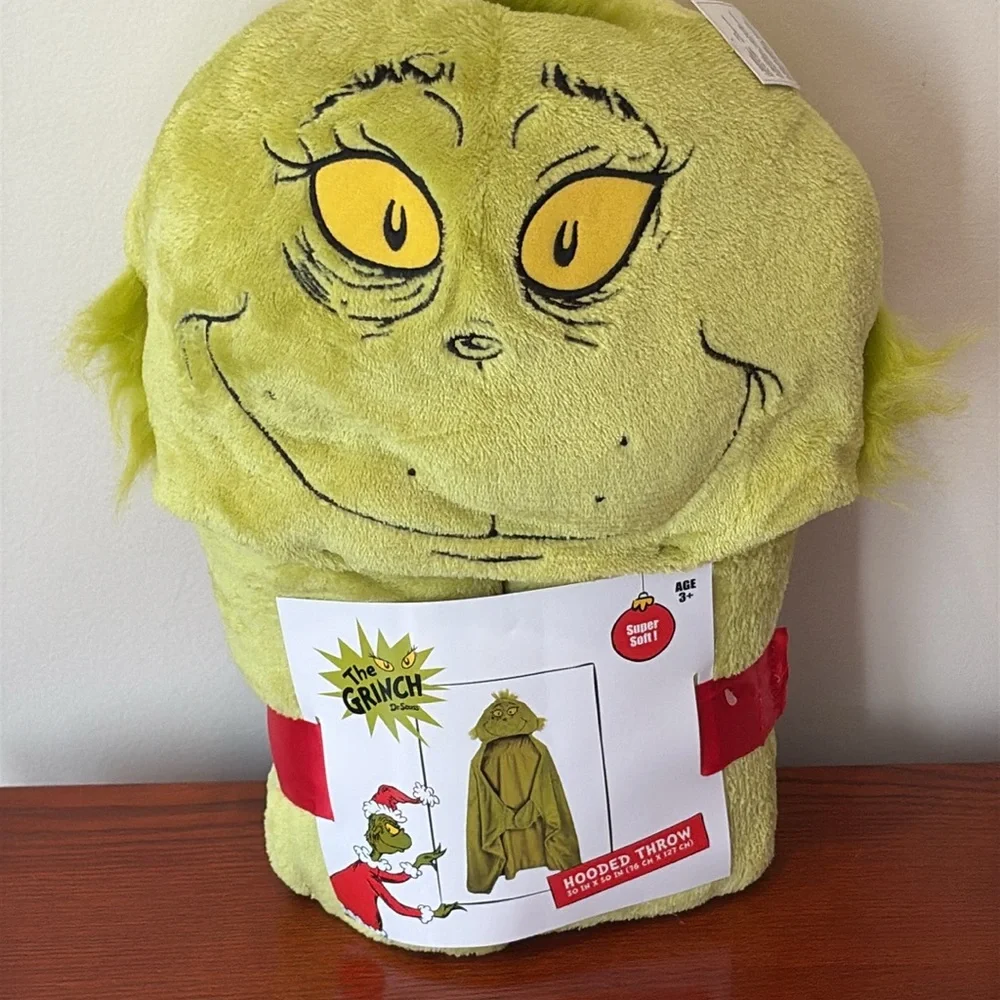 Grinch Hooded Throw / Blanket